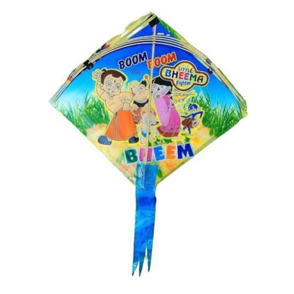 Plastic Kites (Cartoon Character, Multicolor) (Pack of 12) - Image 2