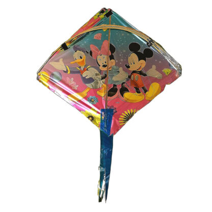 Plastic Kites (Cartoon Character, Multicolor) (Pack of 12) - Image 4