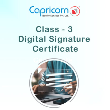 Capricorn Class-3 DSC for DOCUMENT SIGNER